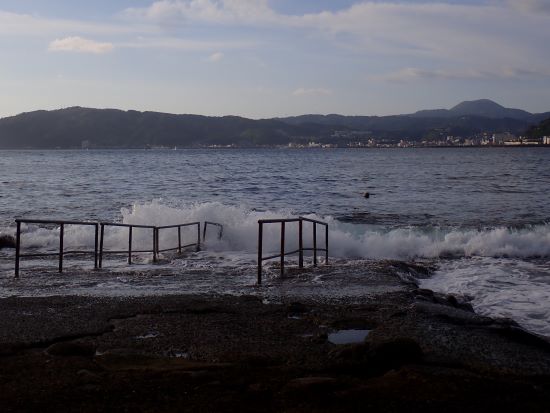 波はありますが、潜水可能です。